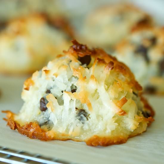 Coconut and Chocolate Macaroons