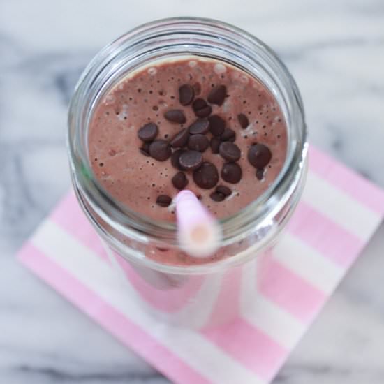 Chocolate Cashew Protein Smoothie