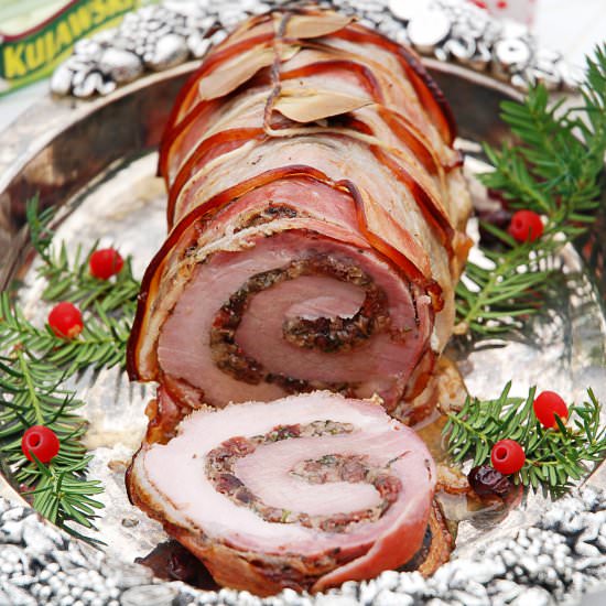 Pork Roast with Cranberry