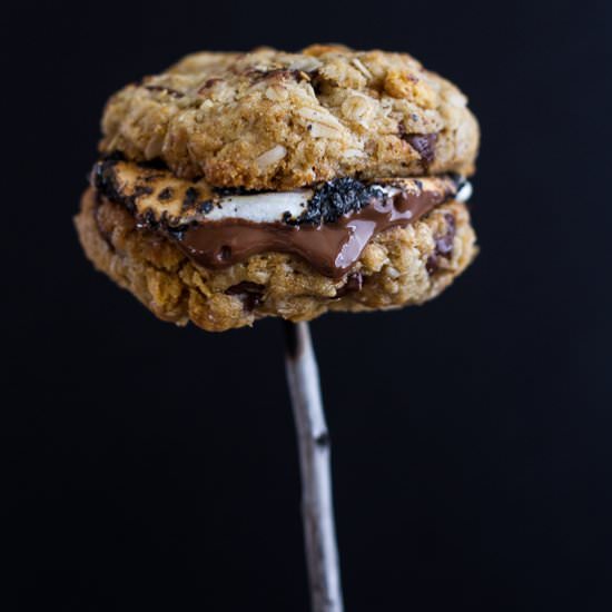 Oatmeal Chocolate Cookie S’more