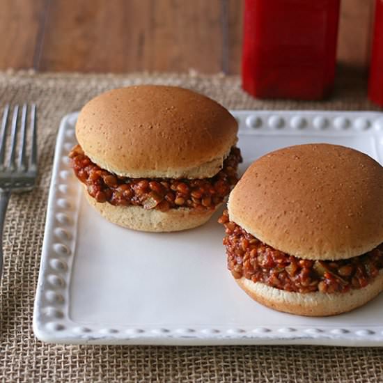 Lentil Sloppy Joes