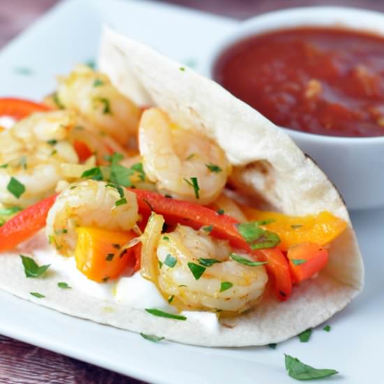 Shrimp Fajitas