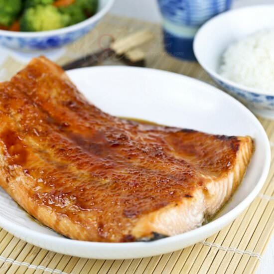 Plum Sauce Salmon