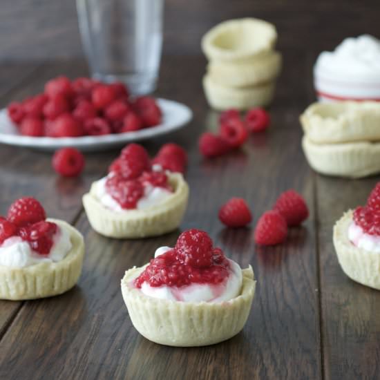 Raspberry Ripple Tarts