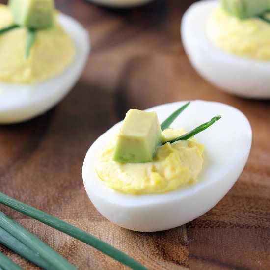 Avocado Deviled Eggs