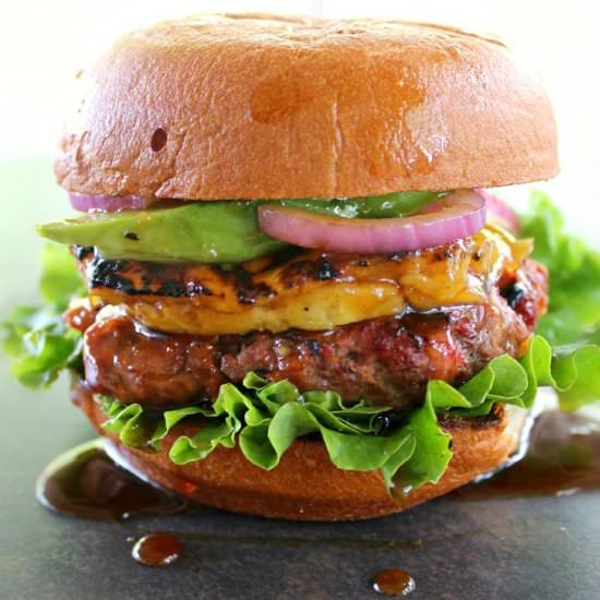 Hawaiian Teriyaki Burger