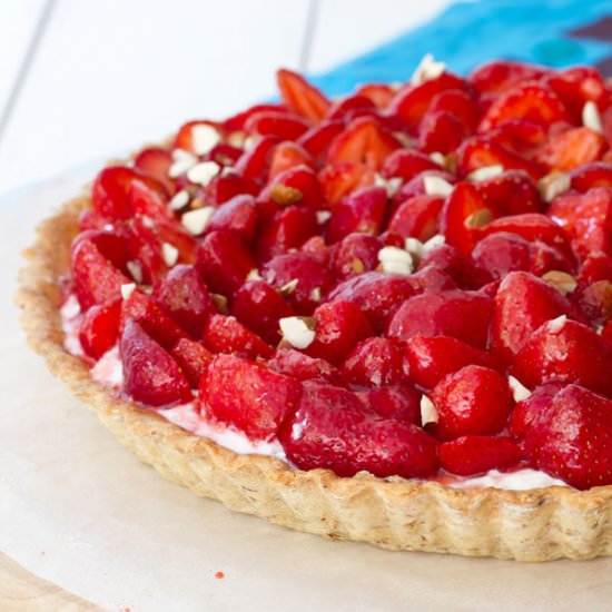 Strawberry and Ricotta Tart