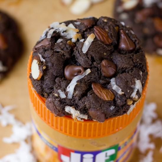 Flourless Almond Joy Cookies