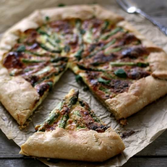 Green Asparagus Galette