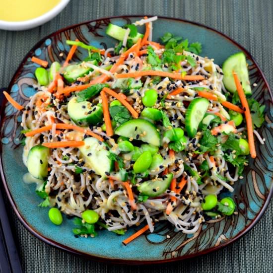 Cold Soba Noodles with Miso