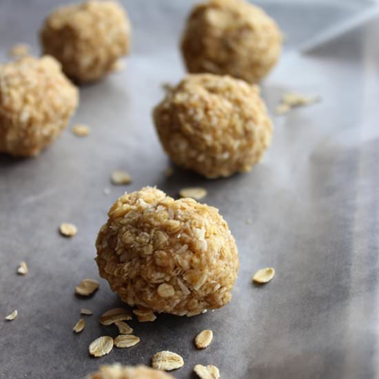 Healthy No Bake Coconut Bites
