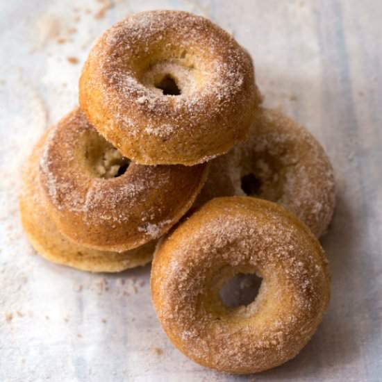 Baked Cinnamon Sugar Donuts