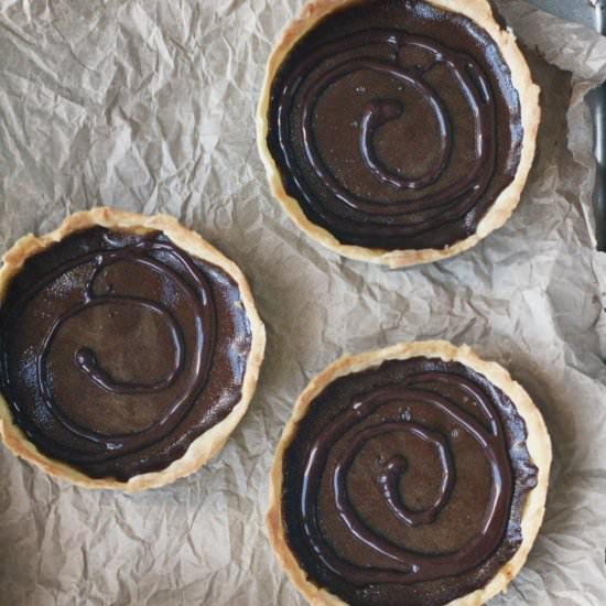 Café au Lait Tartlets