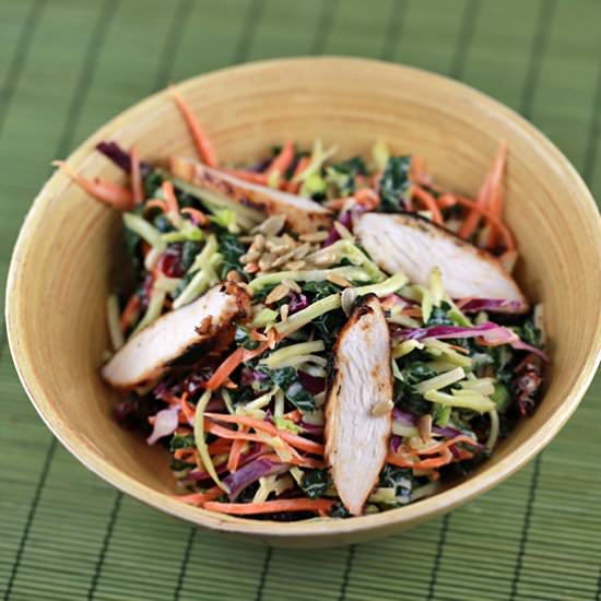 Broccoli Slaw and Kale Salad