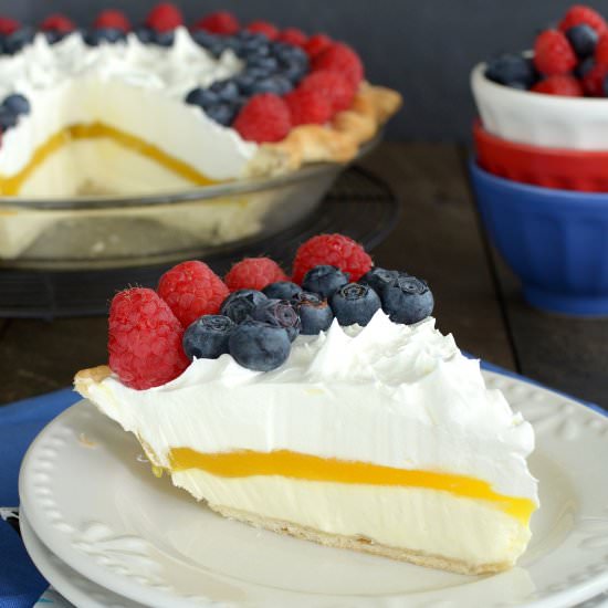 Lemon Cream Berry Pie