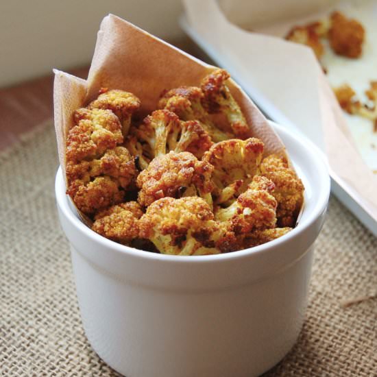 Spicy Baked Cauliflower Florets