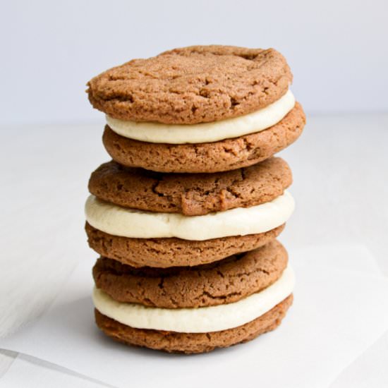 Chocolate & Vanilla Malt Cookies