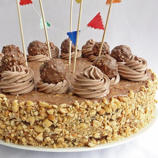 Ferrero Rocher Cake