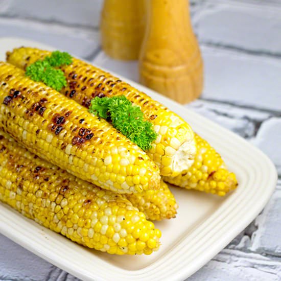 Maple Chipolte Grilled Corn