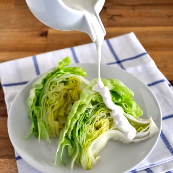Creamy Feta Dressing w/Iceberg
