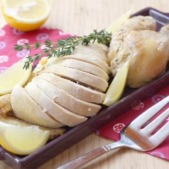 Lemon Herb Slow Cooker Chicken