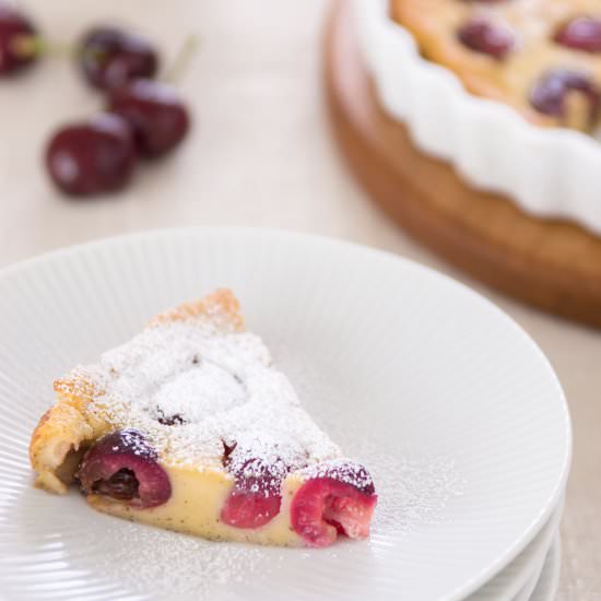 Cherry Tahitian Vanilla Clafoutis