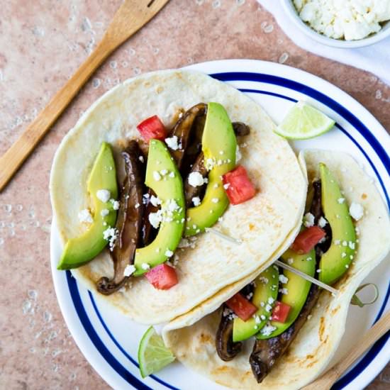 Smoky Portobello Tacos