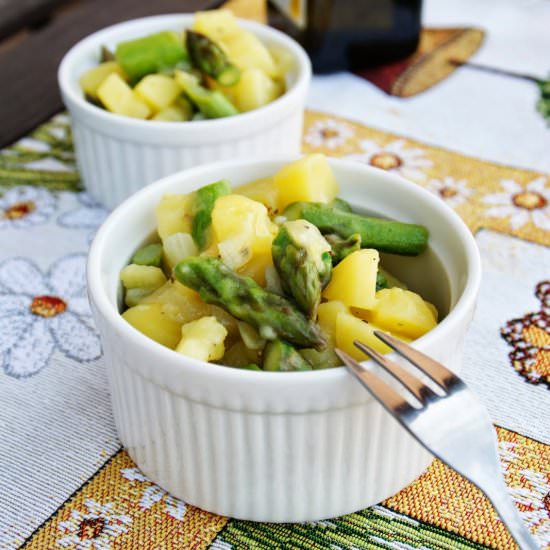 Asparagus Salad with Potatoes