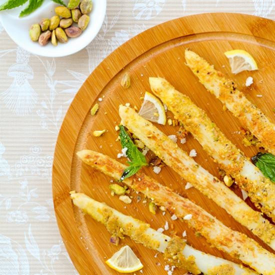 Coated Asparagus