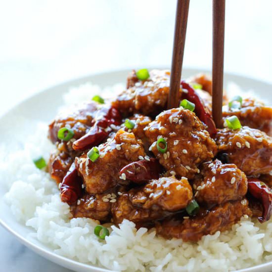 Lighter General Tso’s Chicken