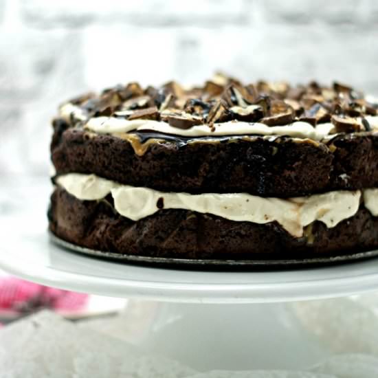 Ice Cake Brownie Snickers