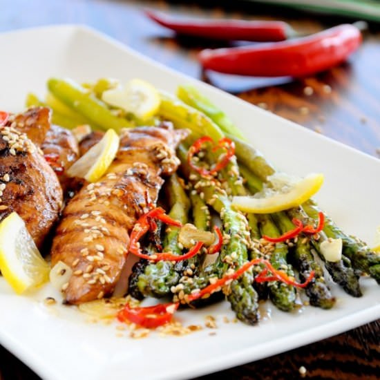 Thai Style Chicken with Asparagus