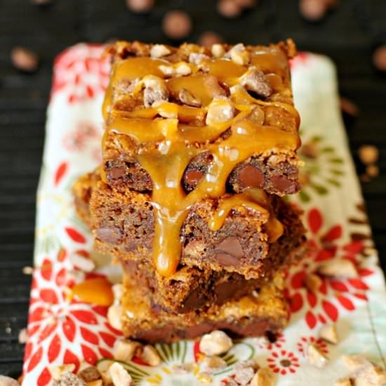 Brown Butter Toffee Blondies