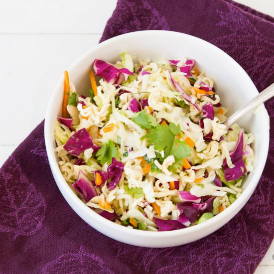 Coleslaw with Ramen Noodles