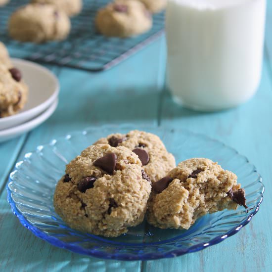 Chickpea Chocolate Chip Cookies