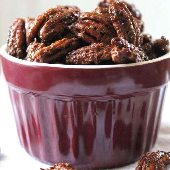 Coconut Sugar Candied Pecans