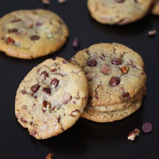 Toffee Chocolate Chip Cookies
