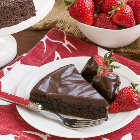 Flourless Double Chocolate Cake