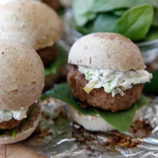Jalapeno Turkey Burger Sliders