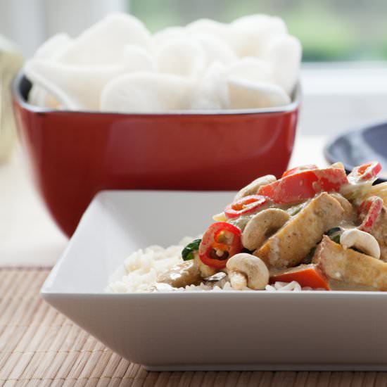 Thai green curry