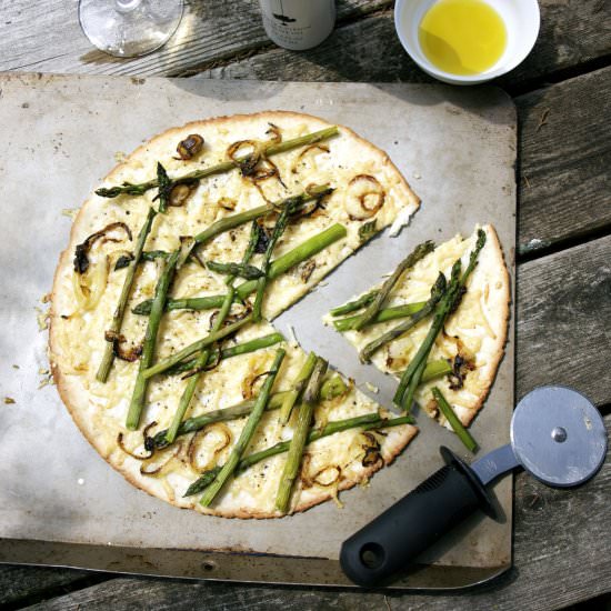 Asparagus Pizza GF