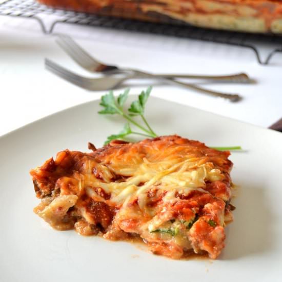 Roasted Eggplant Lasagna
