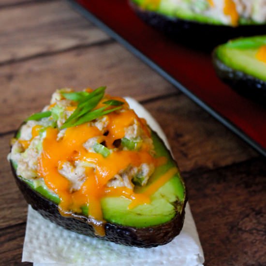Avocado Stuffed Tuna Melts