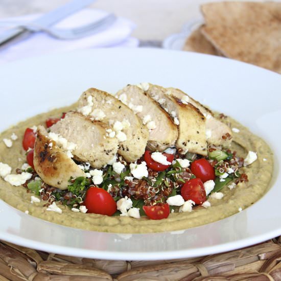 Hummus Quinoa Salad