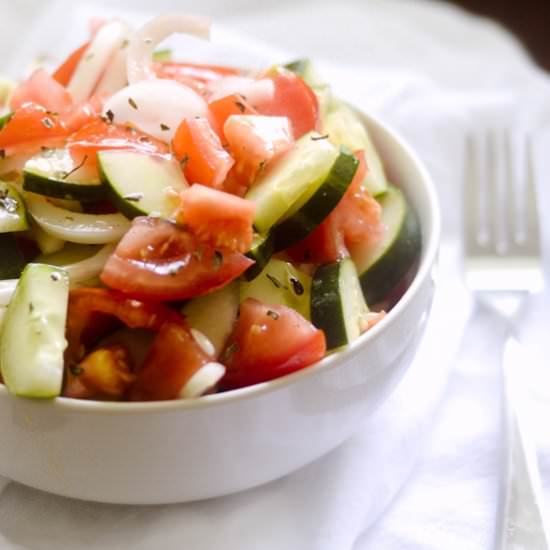 Simple Cucumber Salad