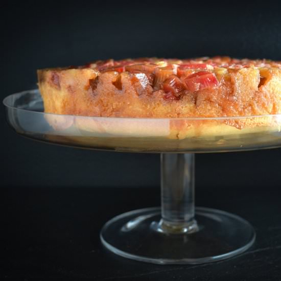 Rhubarb Upside-Down Cake