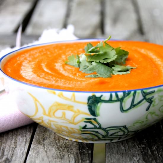 Roasted Tomato & Sweet Potato Soup