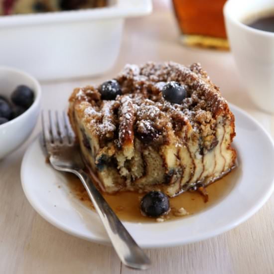 Blueberry Baked Pancakes