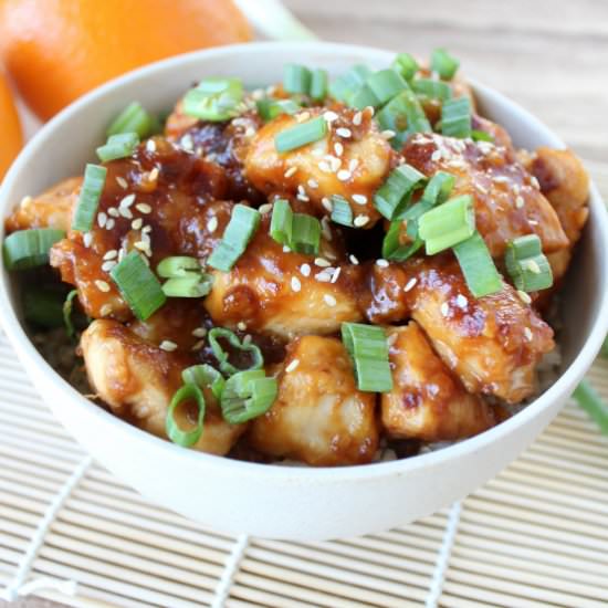 Gluten Free Orange Chicken