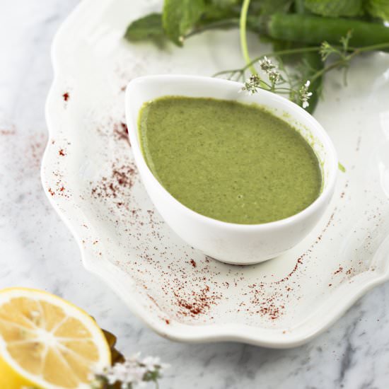 Mint Cilantro Coconut Chutney